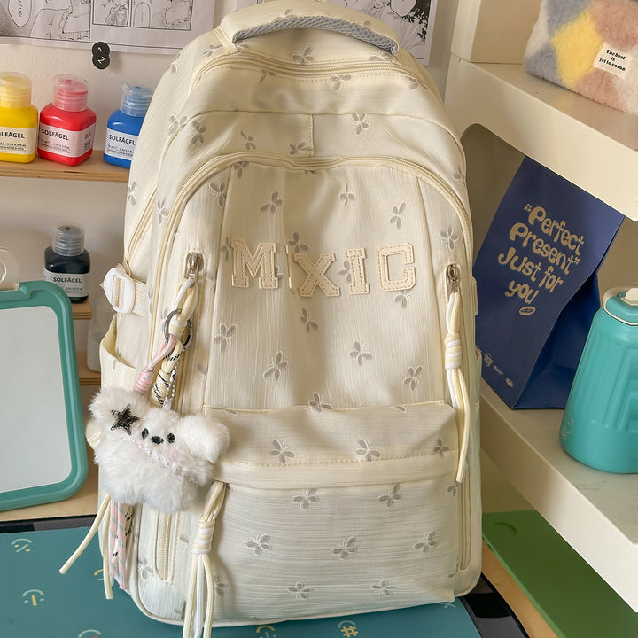 Floral Applikation Stylischer Rucksack Karnz