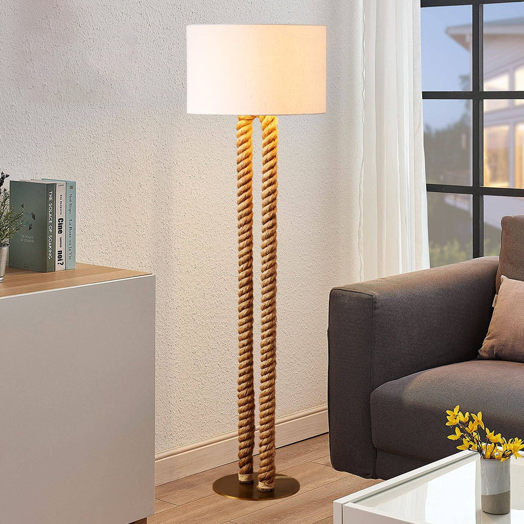 Stylische Seil-Stehlampe