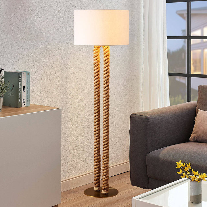 Stylische Seil-Stehlampe