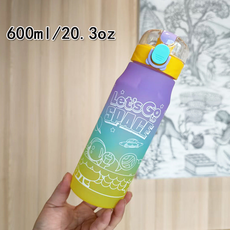 Damen kreative Wasserflasche im Weltraum-Design Karnz