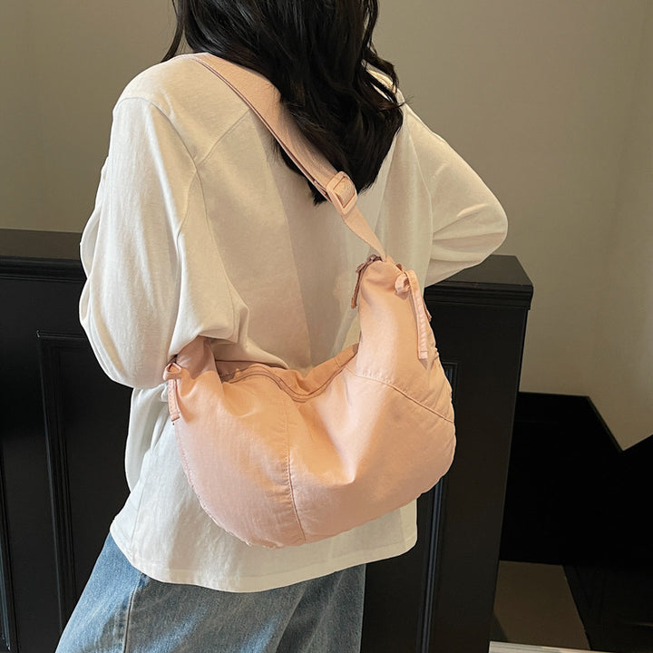 Lässige weiche Stoff Hobo Tasche Karnz