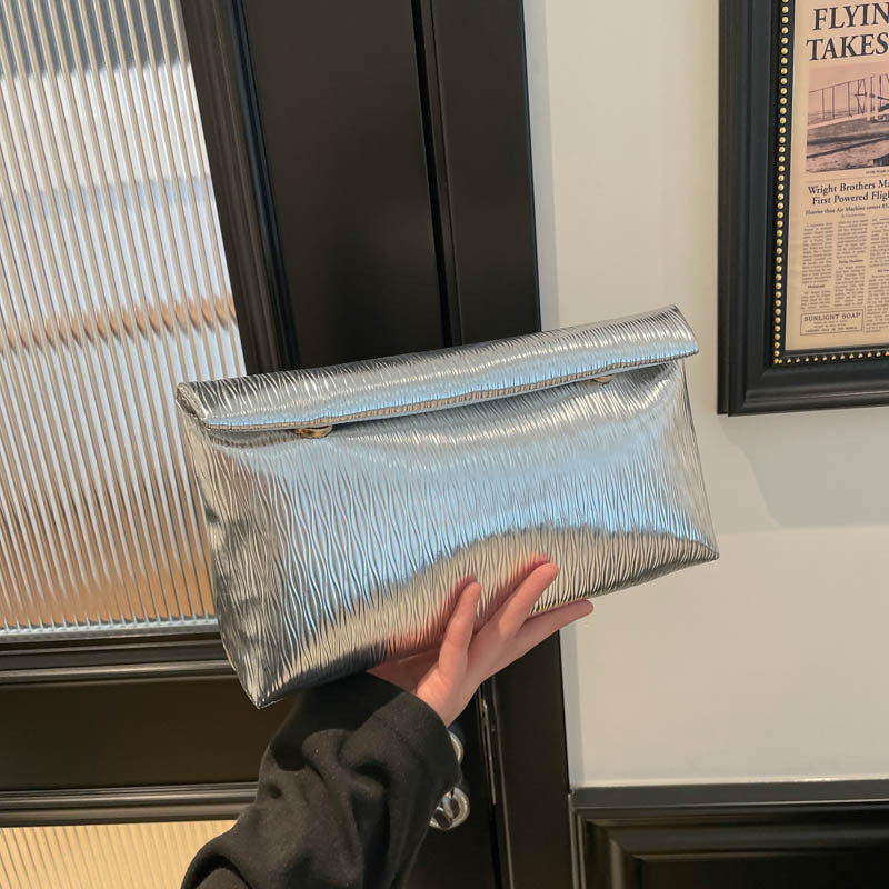 WoGlossy Texturiert Clutch Geldbörse Karnz
