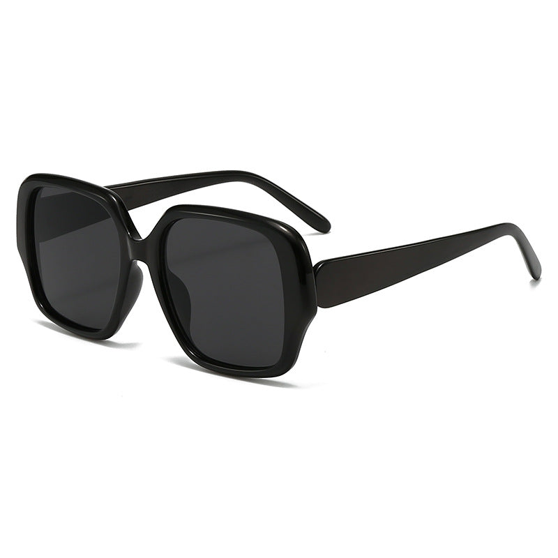 Damen modische quadratische Sonnenbrille mit breitem Rahmen Karnz
