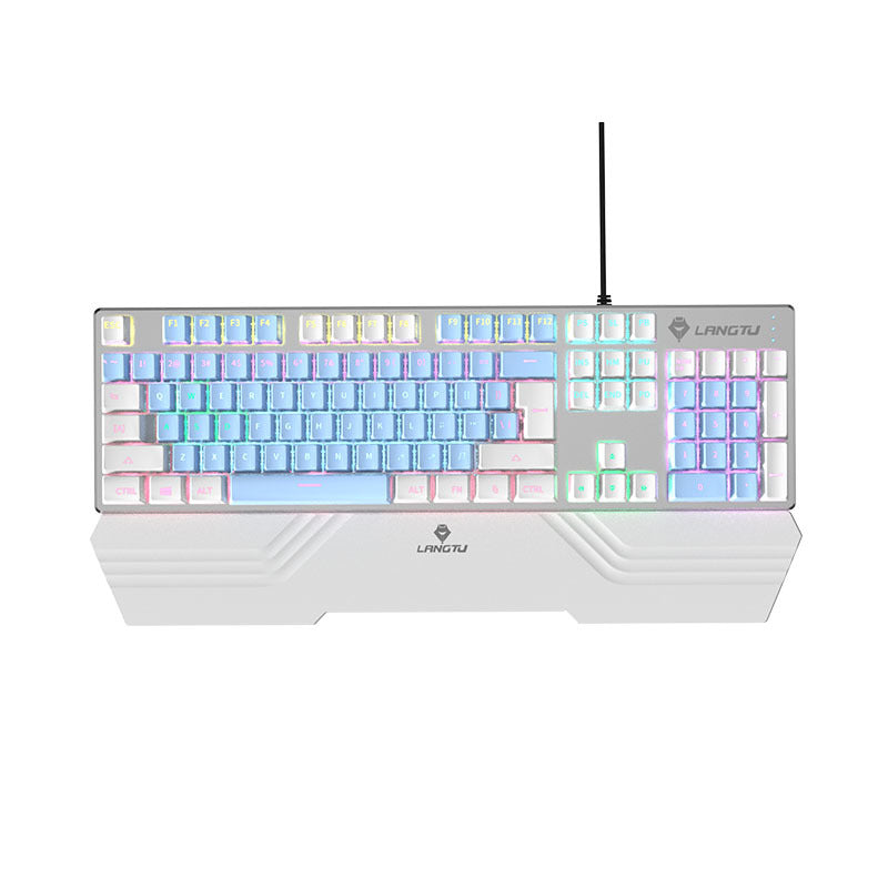 Verdrahtete mechanische Tastatur mit RGB-Beleuchtungseffekten Karnz
