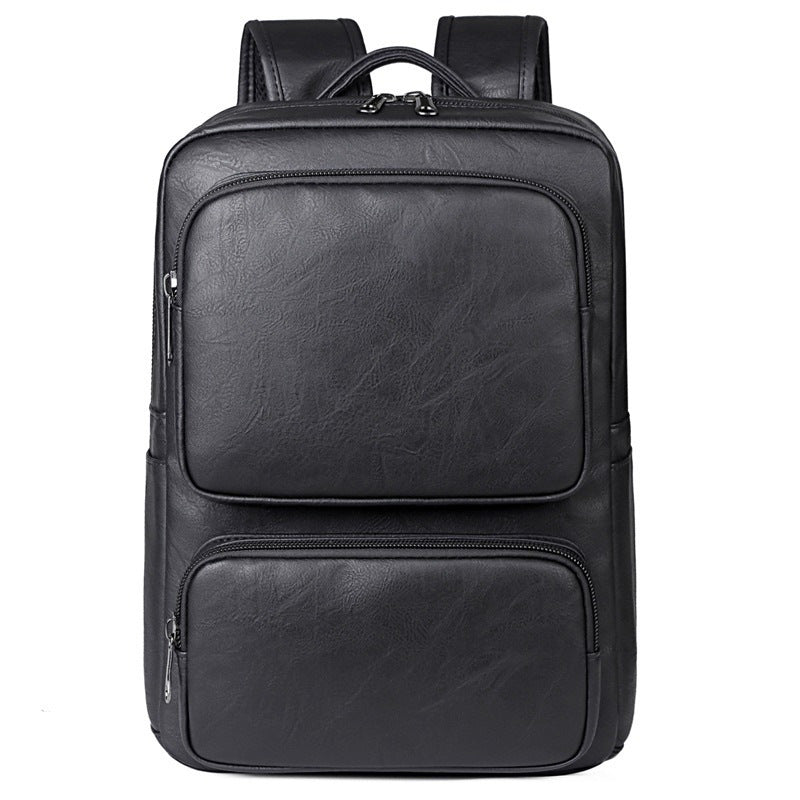 Premium Leder Business Laptop Rucksack Karnz