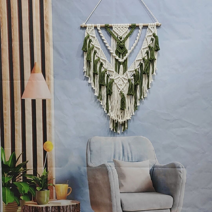 Macrame Wandbehang Karnz