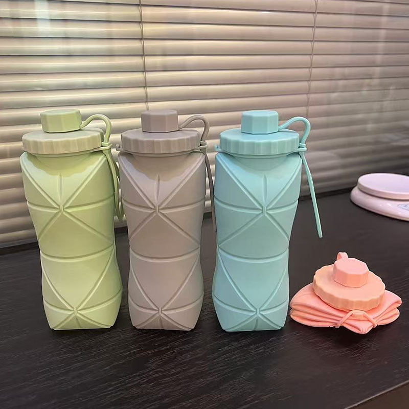Damen faltbare Silikontrinkflasche Karnz
