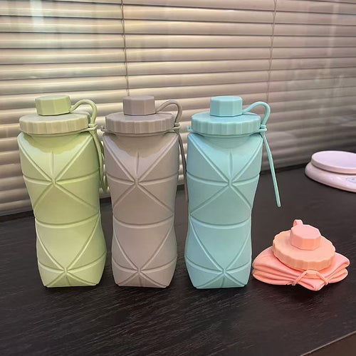 Damen faltbare Silikontrinkflasche Karnz