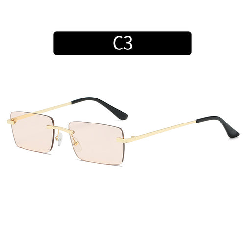 Retro Rechteckige Rahmen Sonnenbrille