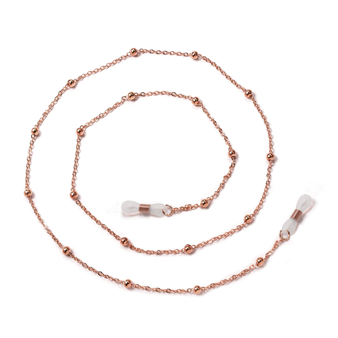 Premium Gold Beaded Brillen Kette Karnz