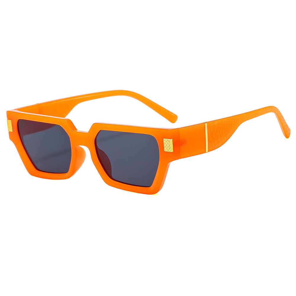 Damen Modische Sonnenbrille im markanten Design mit Honeyglass und strukturiertem Rahmen Karnz