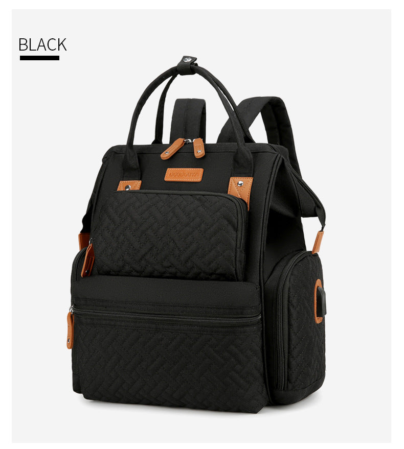 Stylische Multi-Pocket Wickeltasche Karnz