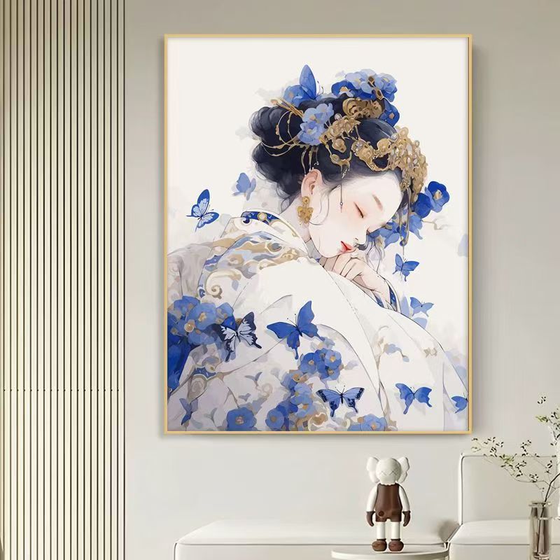 Elegante Schmetterling-Themen Leinwandkunst Druck Karnz