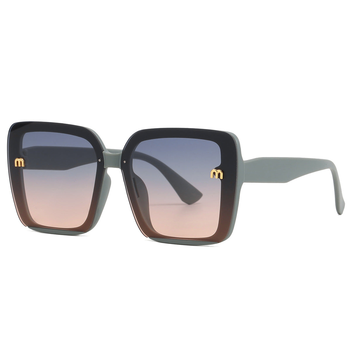Damen quadratische Sonnenbrille mit elegantem Rahmen Karnz