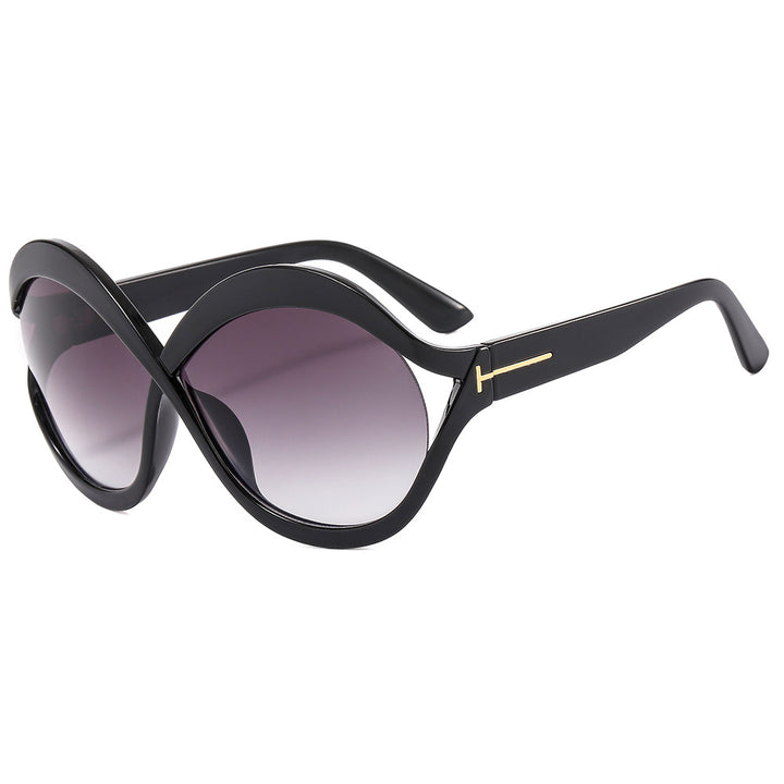 Chic Übergroße Katzenausschnitt Sonnenbrille