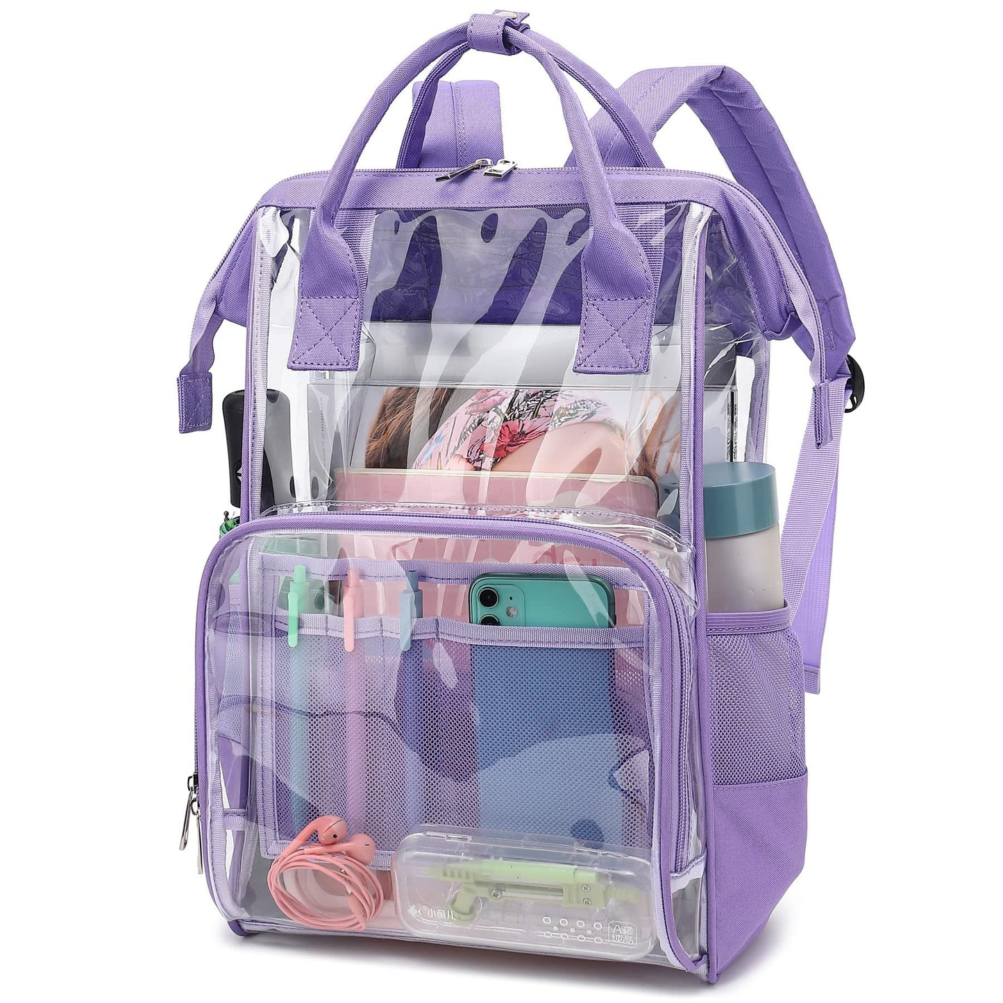 Unisex Transparenter Organizer-Rucksack Karnz
