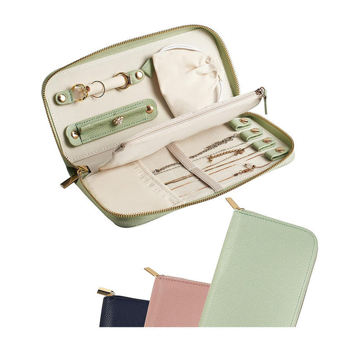 Schmuck-Organizer Tasche mit Abnehmbaren Inneneinteilungen Karnz