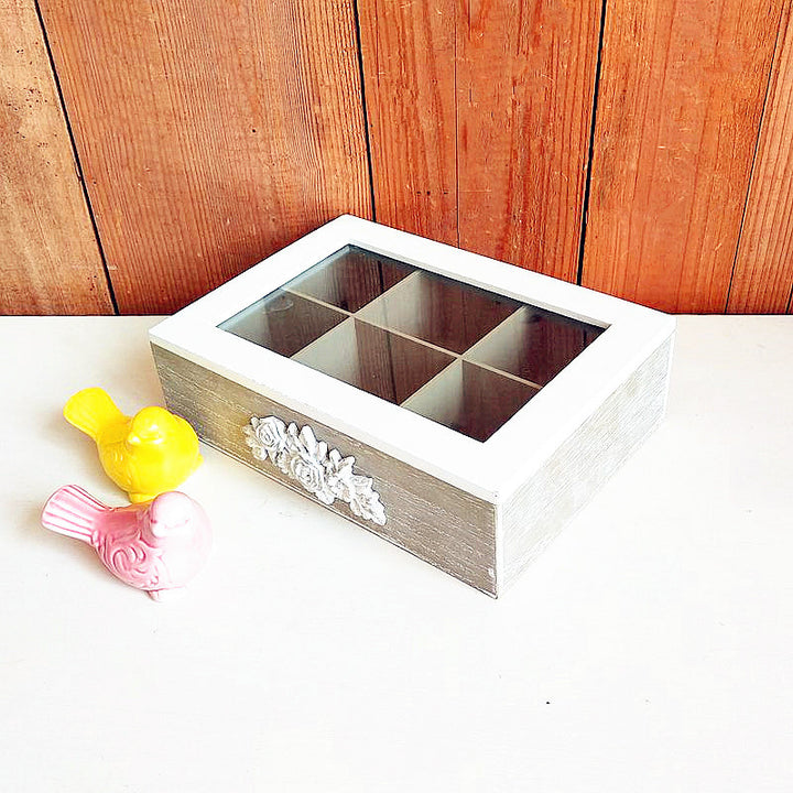Dekorative Holzaufbewahrungsbox