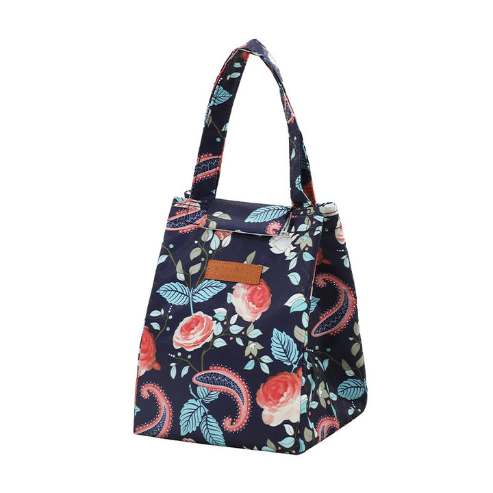 Isolierte Blumenmuster-Lunchbag