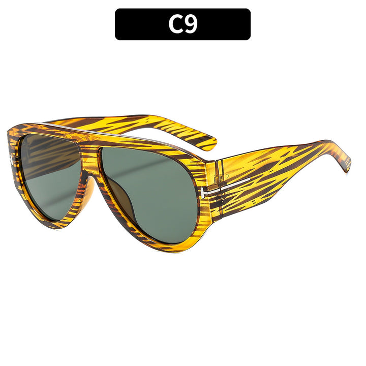Fette Winkelform Cat-Eye Sonnenbrille