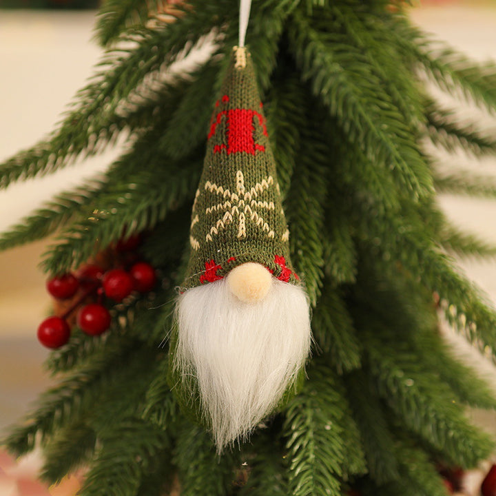 Dekorative Weihnachtsgnom Figur Karnz