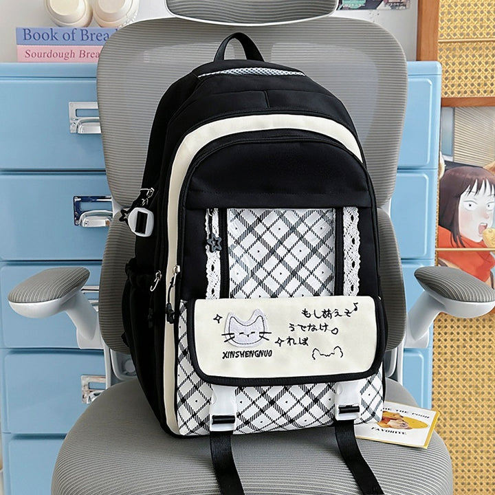 Stylische Grafische Rucksack Karnz