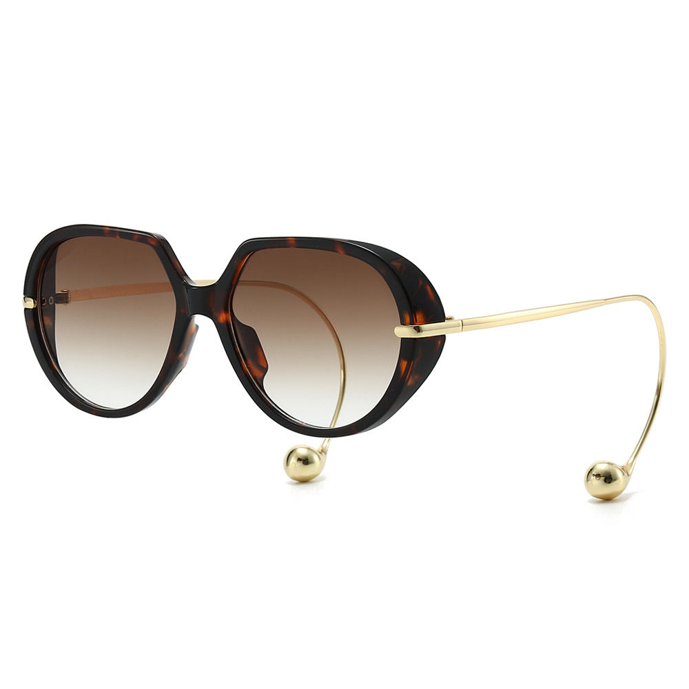 Hochwertige Fashion Shield Sonnenbrille Karnz