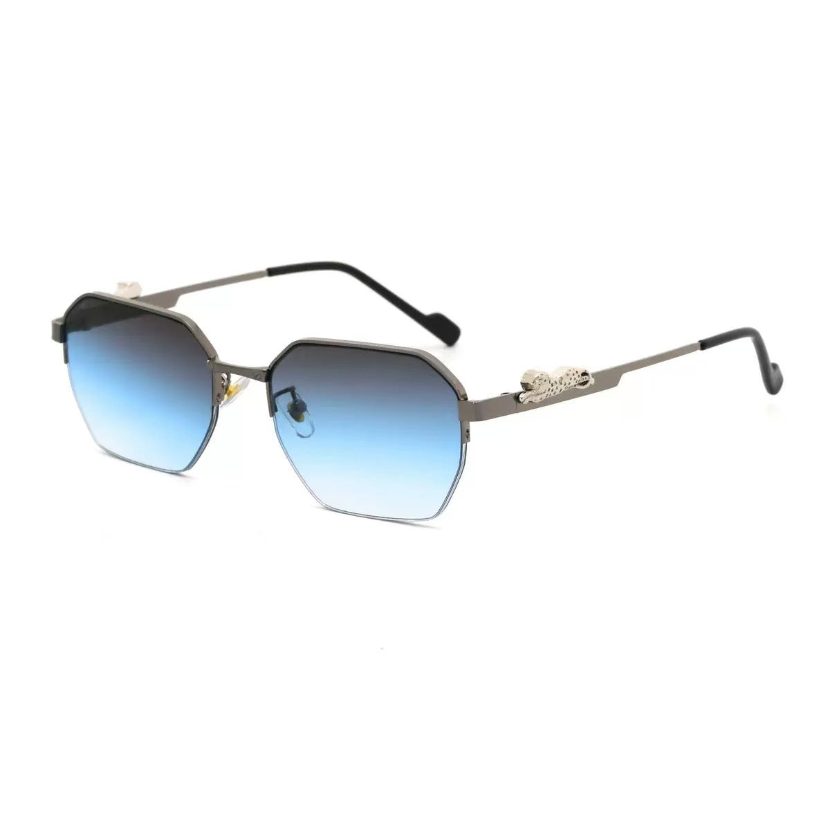 Damen elegante Sonnenbrille im modernen Oktagon-Design Karnz