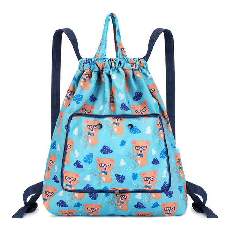 Leichter Blumen-Schnür-Rucksack Karnz