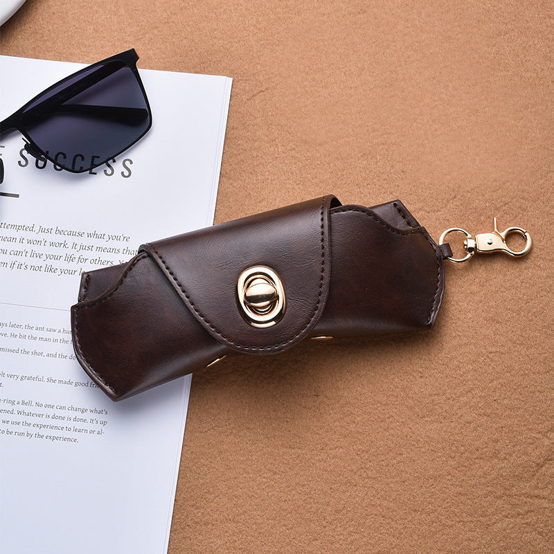 Eleganter Leder Sonnenbrillenetui Karnz
