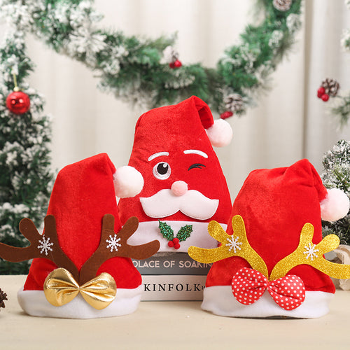 Festlicher Weihnachtsmann-Hut mit Rentierohren Karnz