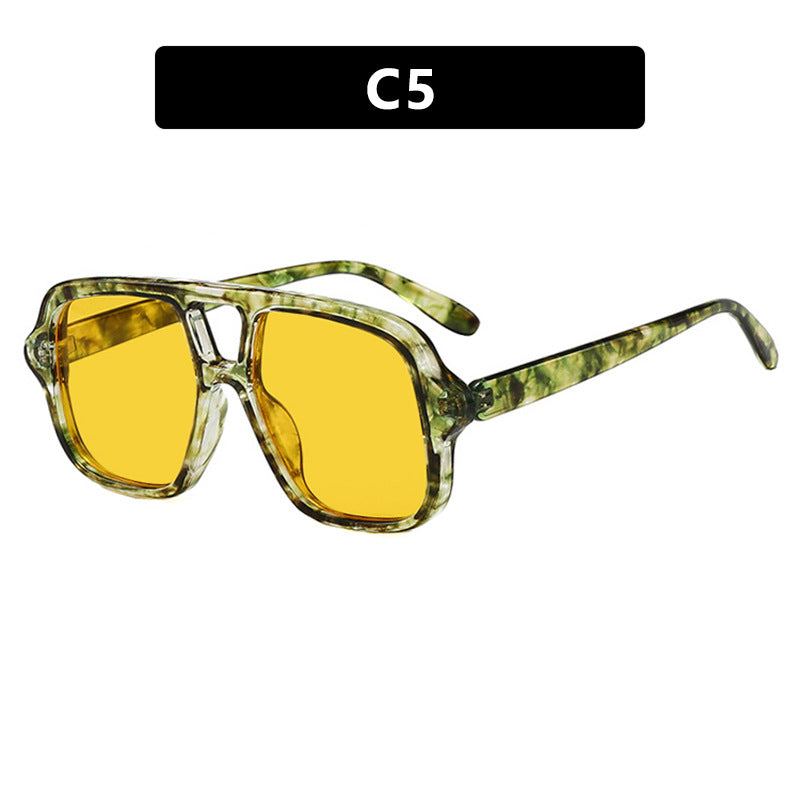 Damen stilvolle oversized Sonnenbrille im schlichten Design Karnz