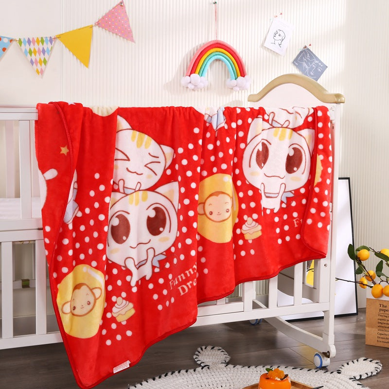Kinder Cartoon Charakter Fleece Decke Karnz