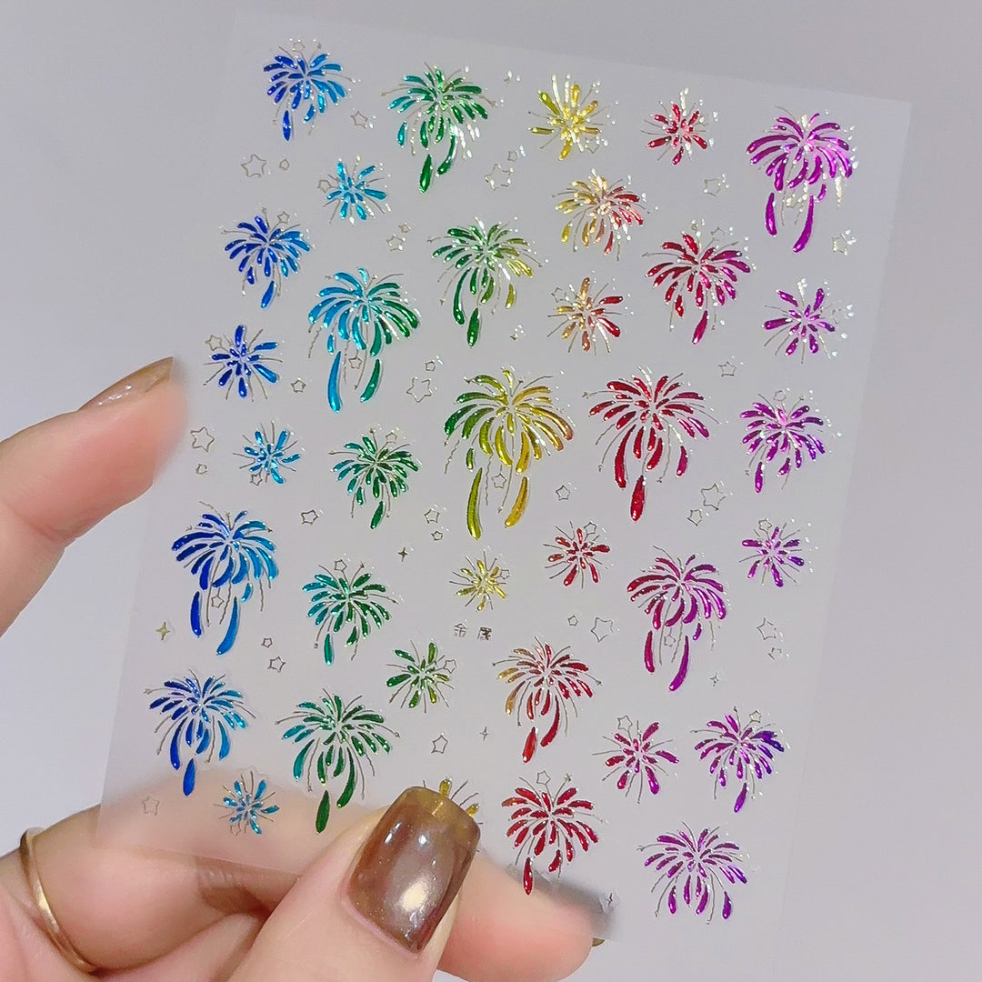 Hochwertige Nagelkunst Folienstickerblatt