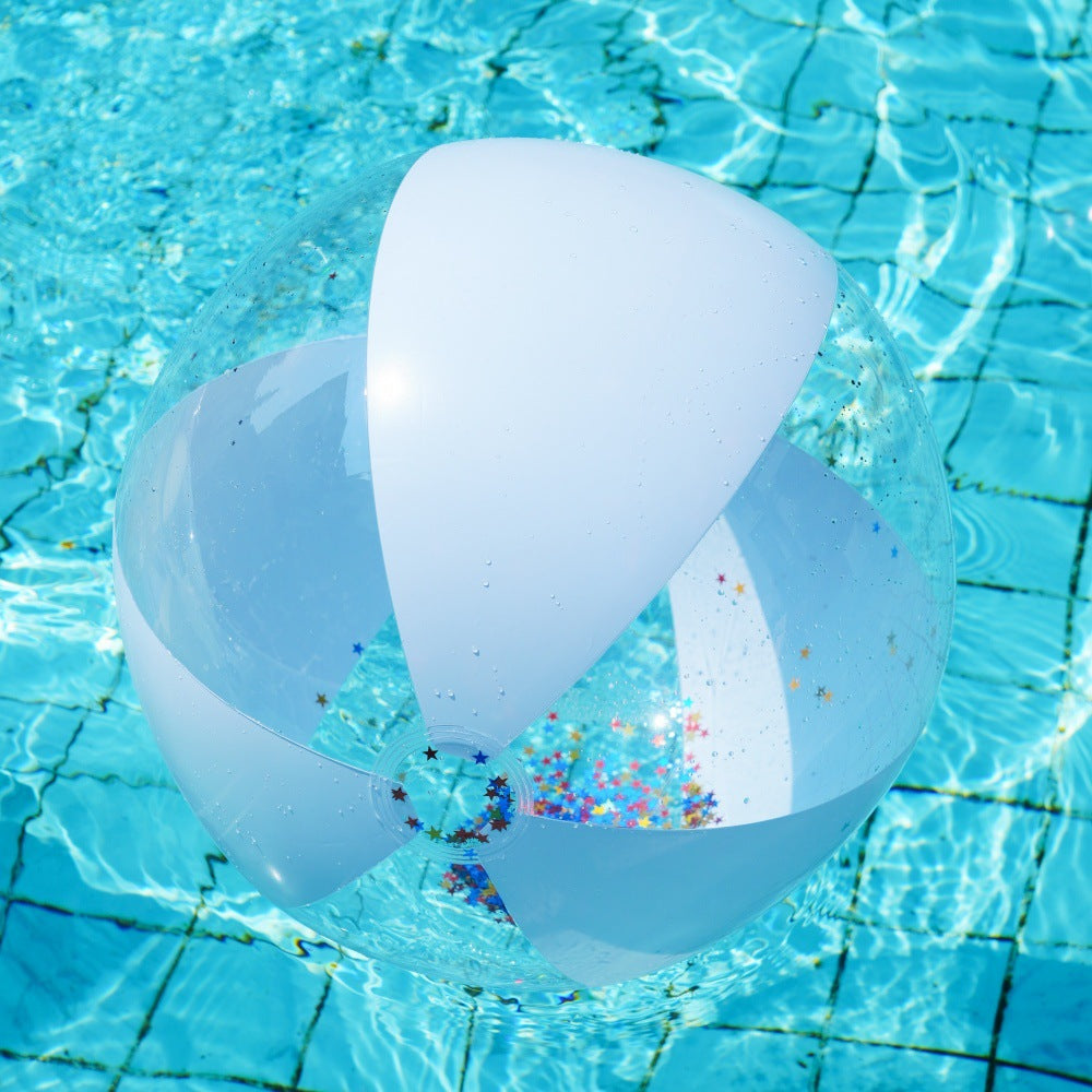 Glitter aufblasbarer Poolball Karnz
