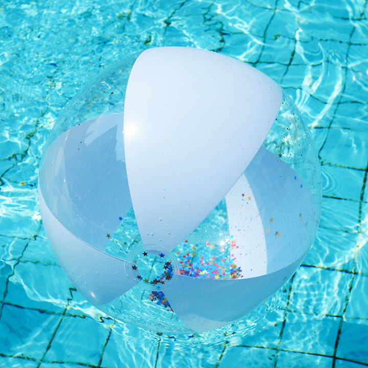 Glitter aufblasbarer Poolball Karnz