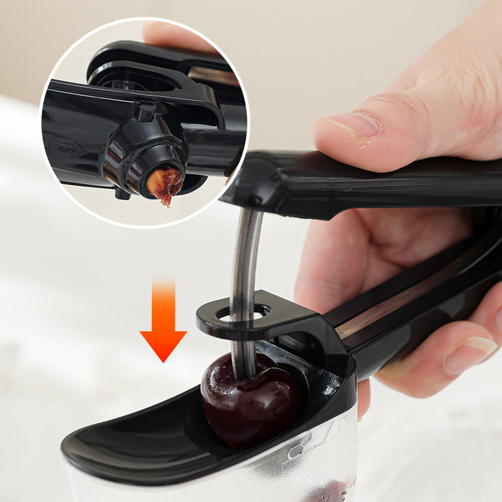 Cherry and Olive Pitter with Removable Collection Hopper
