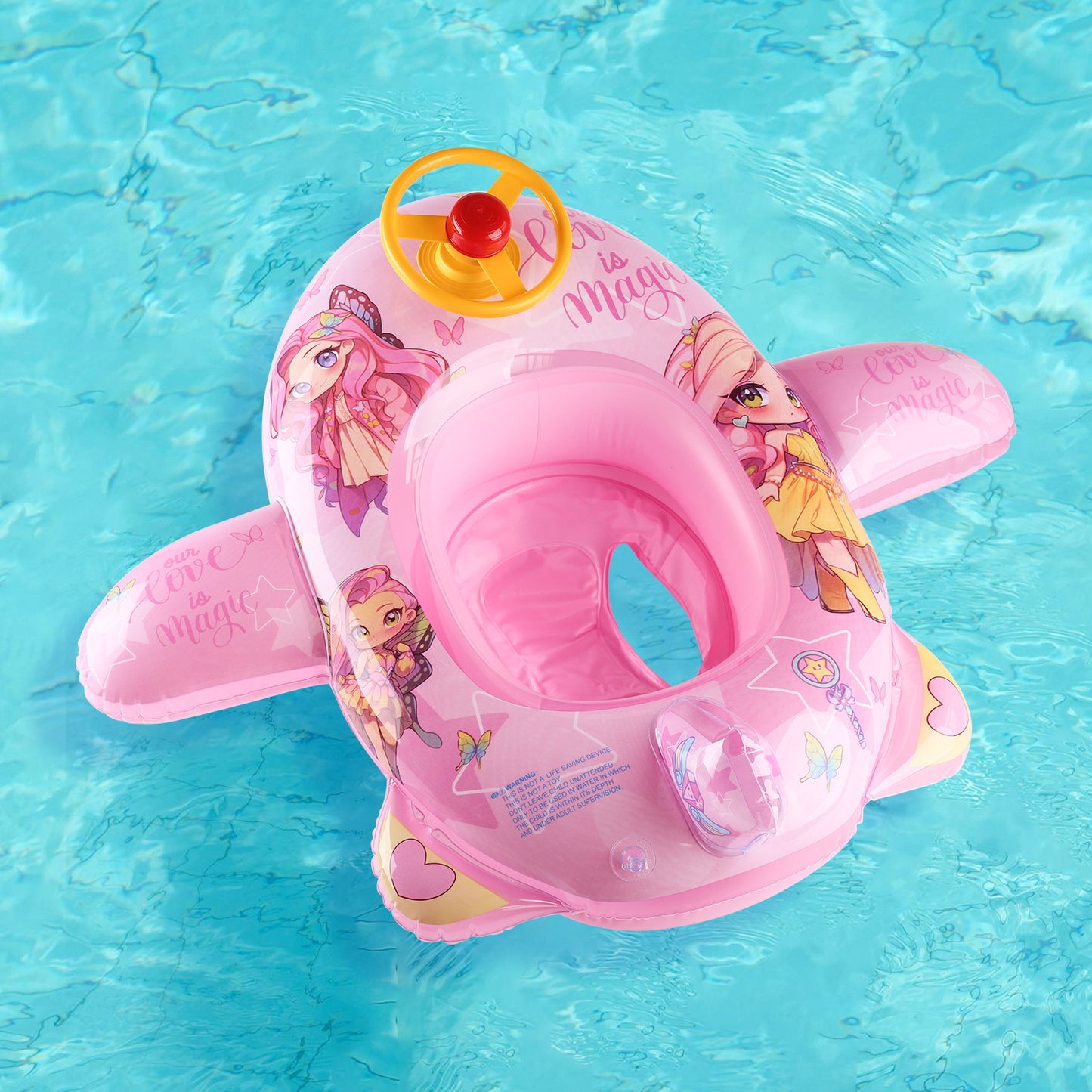 Damen Aufblasbarer Schwimmring mit Sicherheitssteuerung Karnz