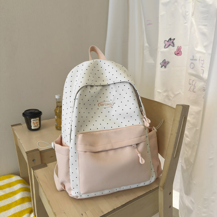 Stylischer gepunkteter Rucksack Karnz