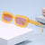 Damen futuristische Quadratische Sonnenbrille Karnz