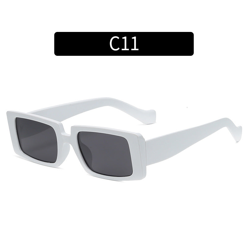 Futuristische angular Kontrastrahmen Sonnenbrille