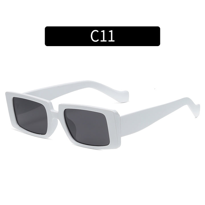 Futuristische angular Kontrastrahmen Sonnenbrille