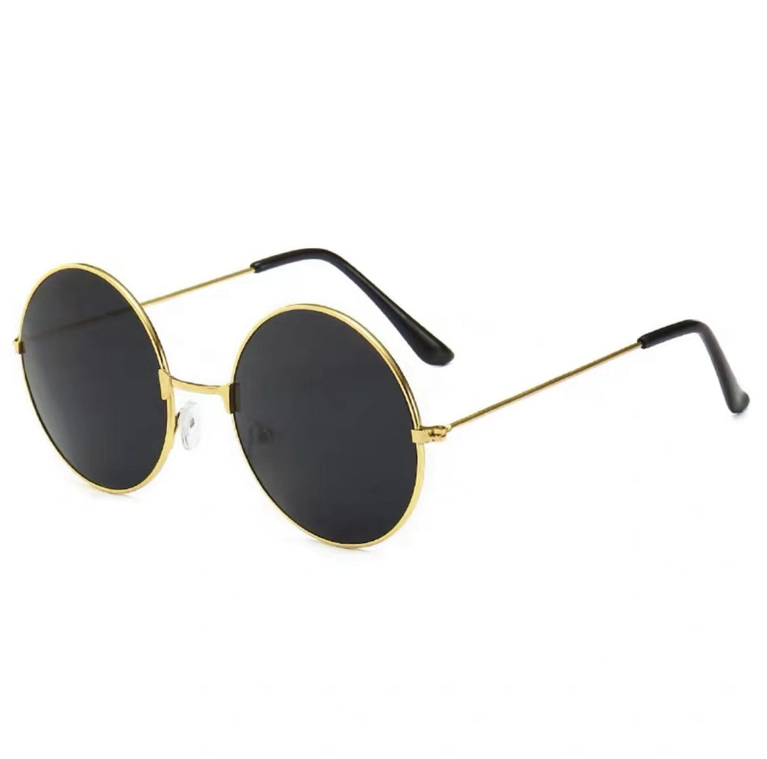 Retro Runde Glas Sonnenbrille Karnz