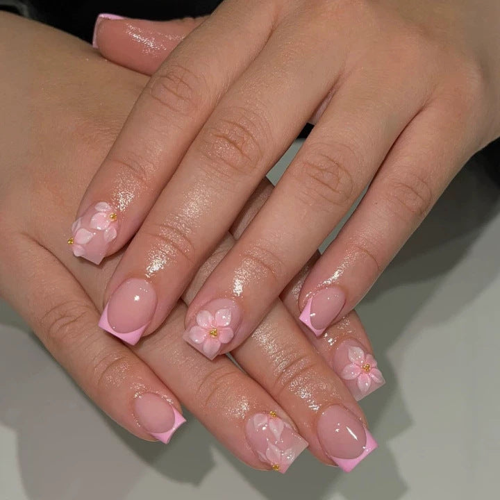 3D Floral Nail Art Design Karnz