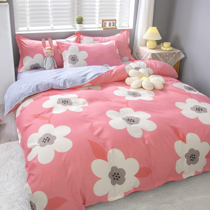 Blumenmuster Komforter Set