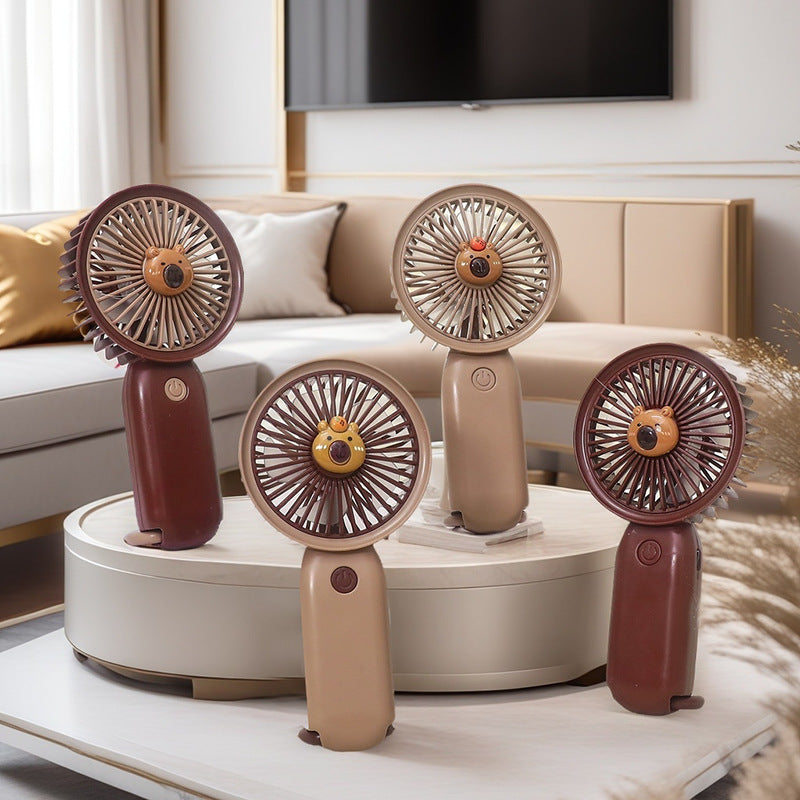 Damen Tragbarer Handventilator mit Tiermotiv Karnz
