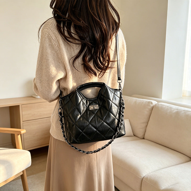 Gequiltete Designer-Handtasche Karnz