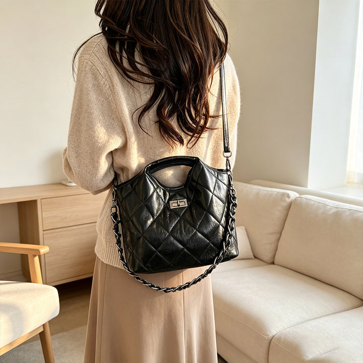 Gequiltete Designer-Handtasche Karnz
