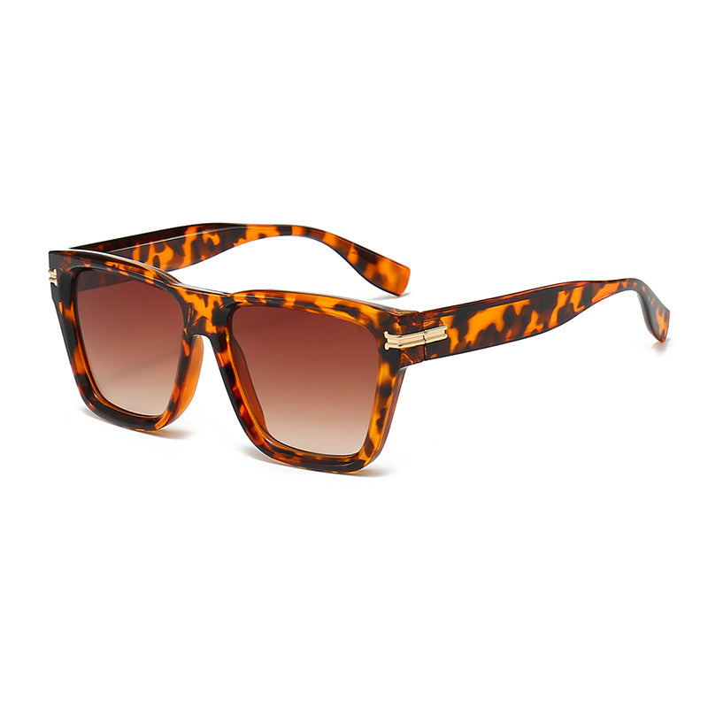 Damen Moderne Quadrat-Sonnenbrille mit exklusiven Akzenten Karnz