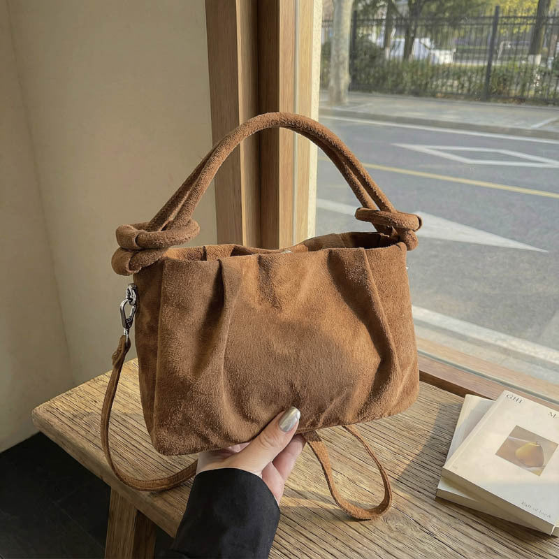 WoSoft Wildleder Hobo Tasche Karnz